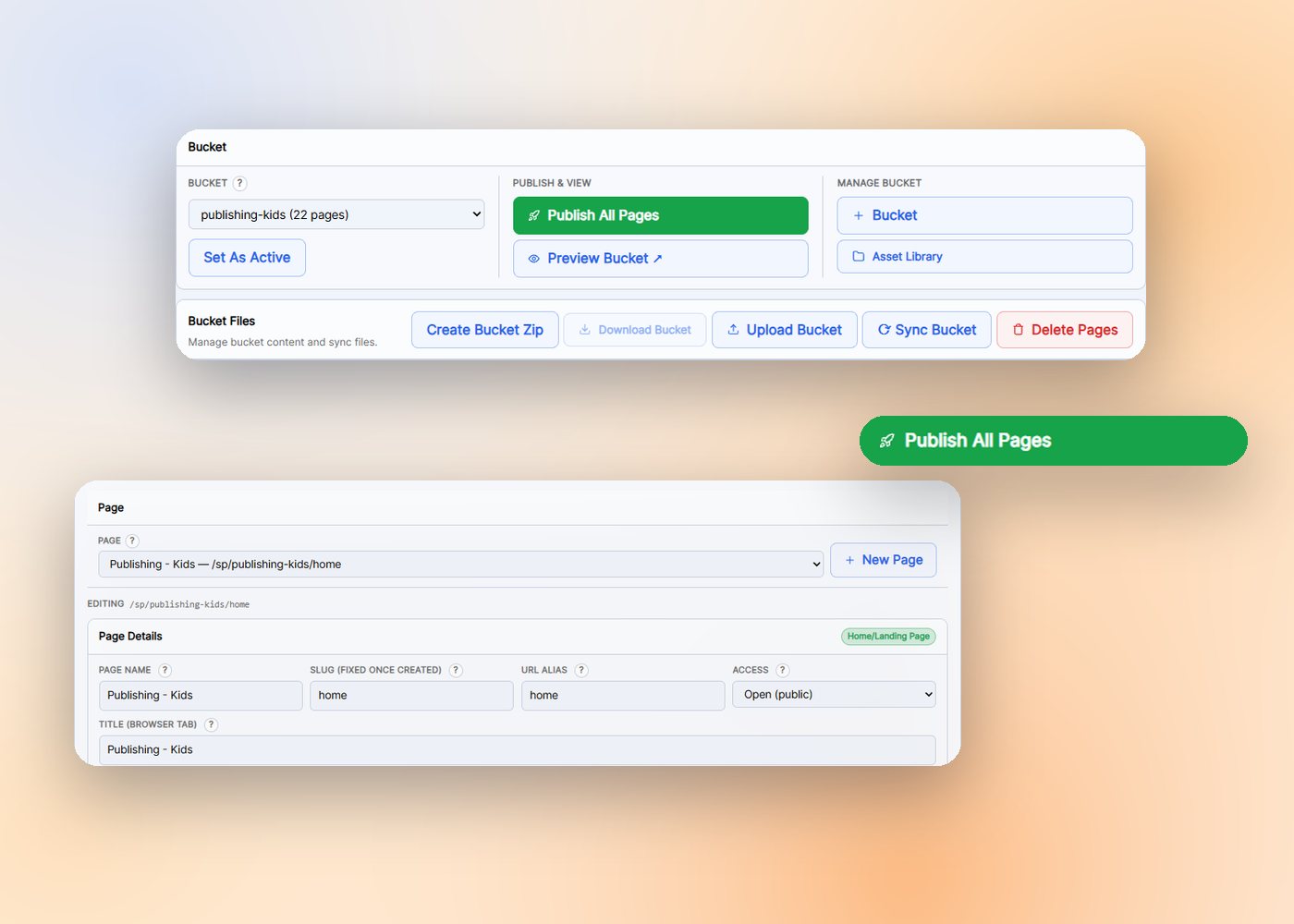 Site builder